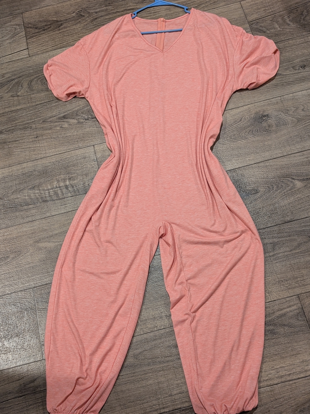 Relaxed Pink Women's Jumpsuit Romper